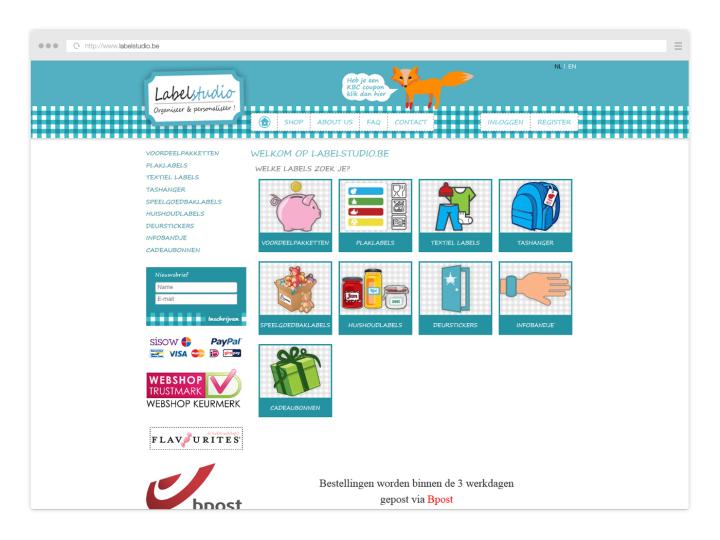 Labelstudio - Website 2012