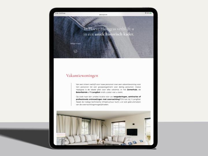 Hazegras Knokke - Website