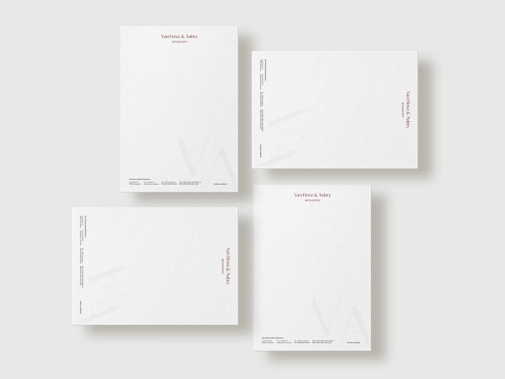 Van Hove & Aubry mockup