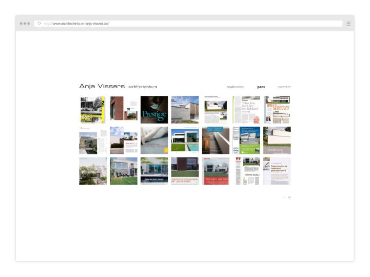 Architectenburo Anja Vissers - Website