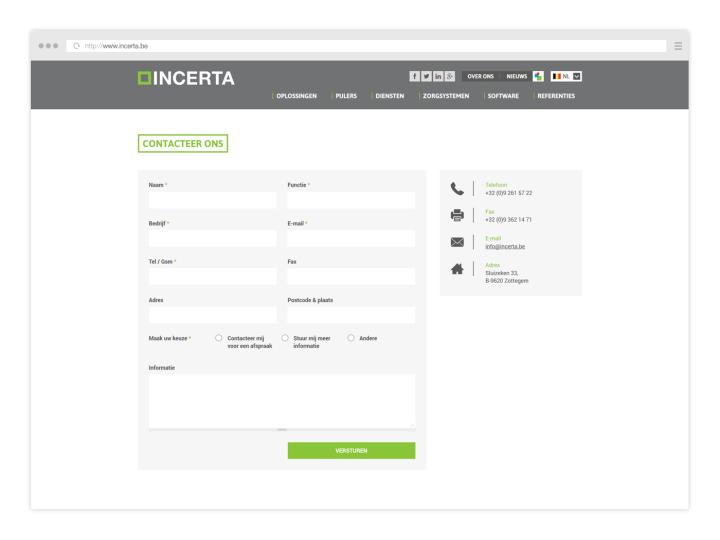 Incerta - Website