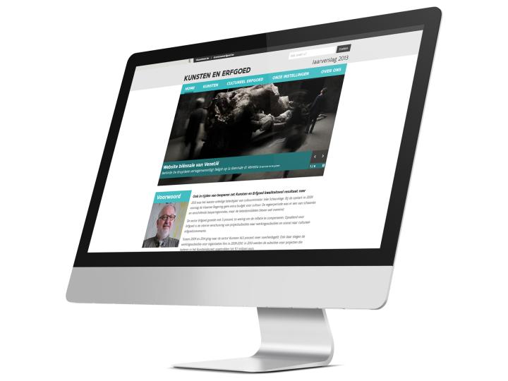 Kunsten en Erfgoed - Website Yearly Report 2013