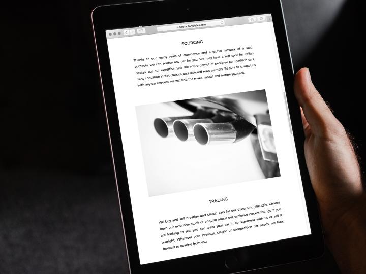 KGC Automobiles - Website