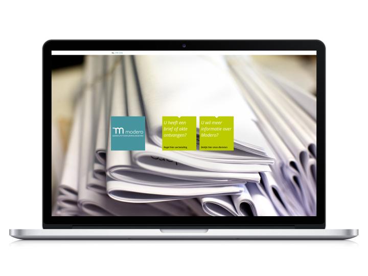 Modero Gerechtsdeurwaarders - Website