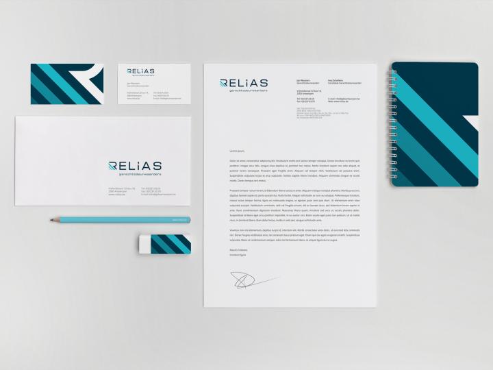 Relias Gerechtsdeurwaarders - Brand Design