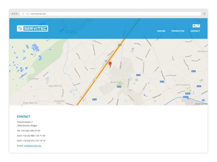 Servitec - Website