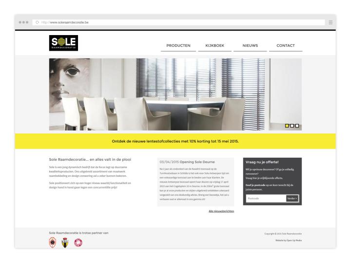 Sole Raamdecoratie - Website 2015
