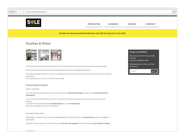 Sole Raamdecoratie - Website 2015