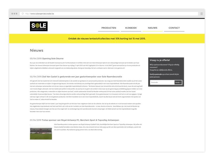 Sole Raamdecoratie - Website 2015