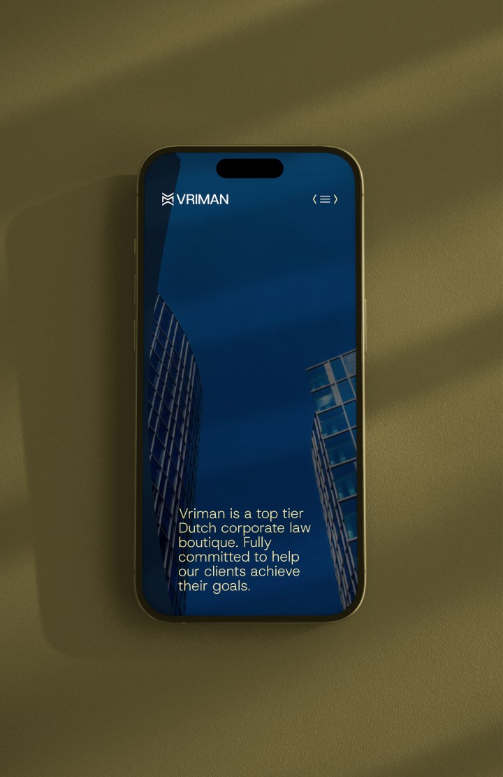 Vriman M&A Lawyers - Brand design & digital platform