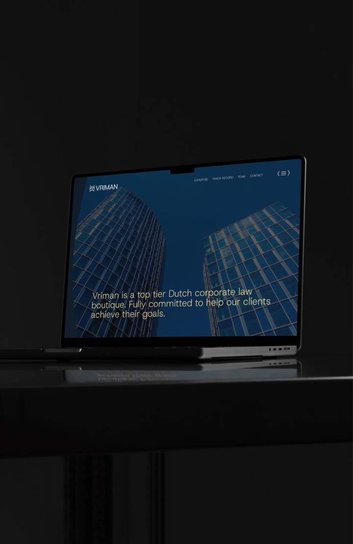 Vriman M&A Lawyers - Brand design & digital platform